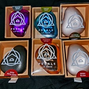 Brand New Set of 6 Pebble Lip Balm